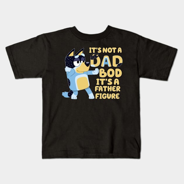 best father figure Kids T-Shirt by PASIANA